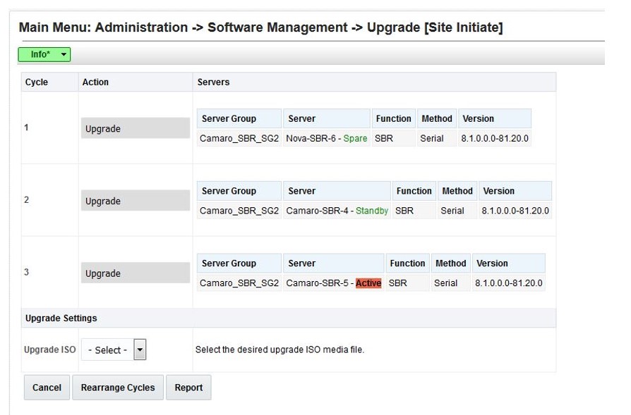 Restart Site Upgrade Restart Site Upgrade